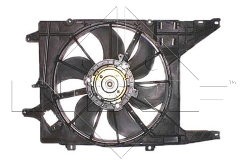 NRF 47225 Ventilator, radiator