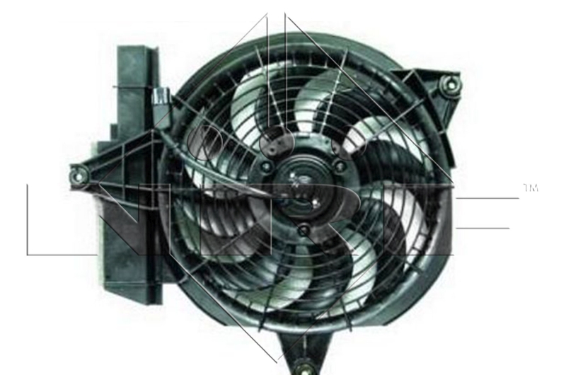 NRF 47281 Ventilator, radiator