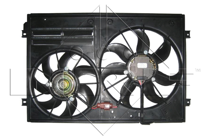 NRF 47387 Ventilator, radiator