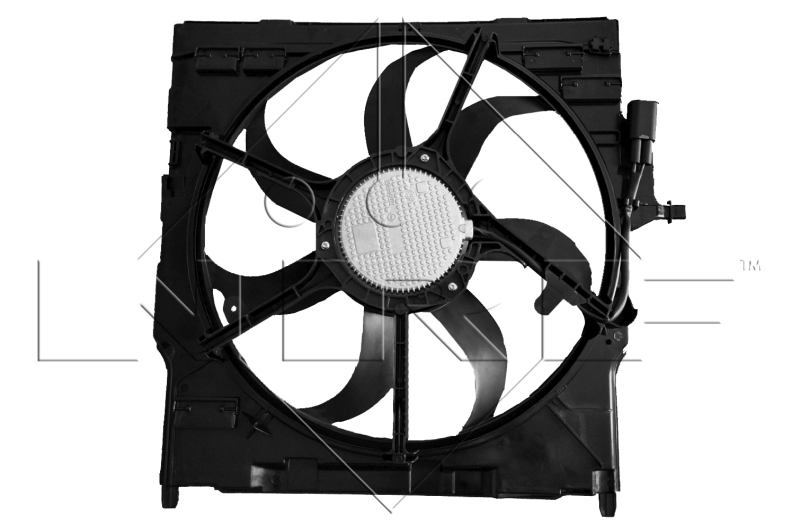 NRF 47843 Ventilator, radiator