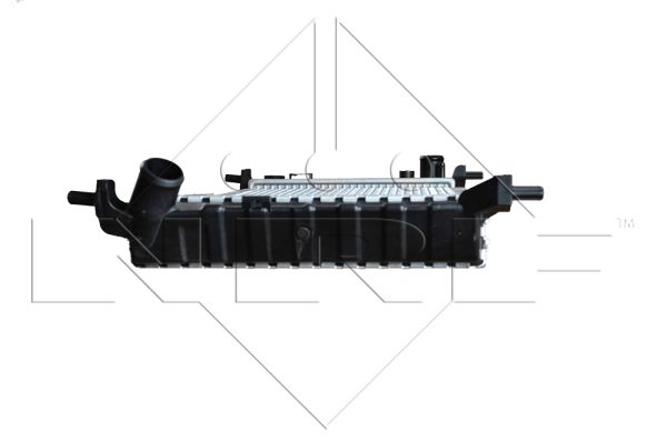NRF 507522 hűtő, motorhűtés OPEL VAUXHALL