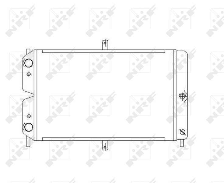 NRF 52008 Radiatore, Raffreddamento motore-Radiatore, Raffreddamento motore-Ricambi Euro