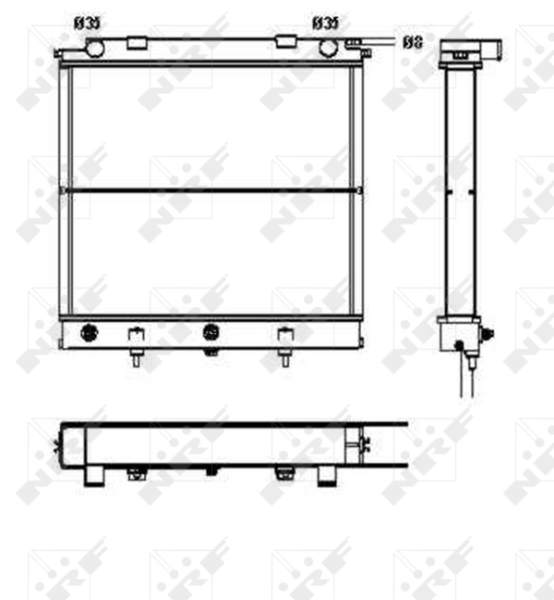 NRF 52129 Radiator, racire...