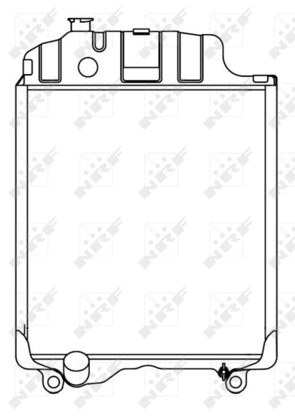 NRF 52243 Radiatore, Raffreddamento motore