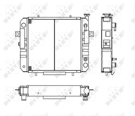 NRF 52262 Radiatore, Raffreddamento motore-Radiatore, Raffreddamento motore-Ricambi Euro