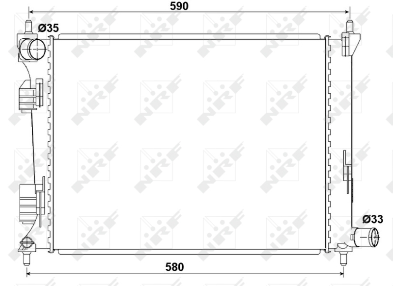 NRF 53166 Radiator, racire...