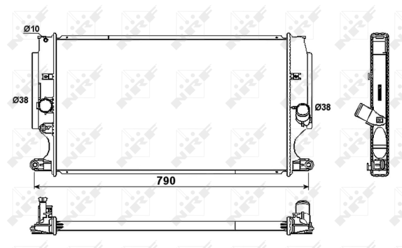 NRF 53181 Radiator, racire...