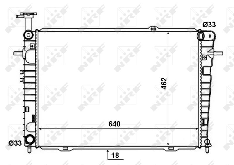 NRF 53192 радиатор,...