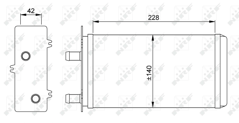 NRF 53214 Scambiatore calore, Riscaldamento abitacolo