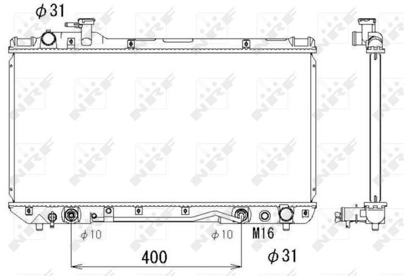 NRF 53288 Radiator, racire...