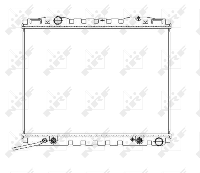 NRF 53366 радиатор,...