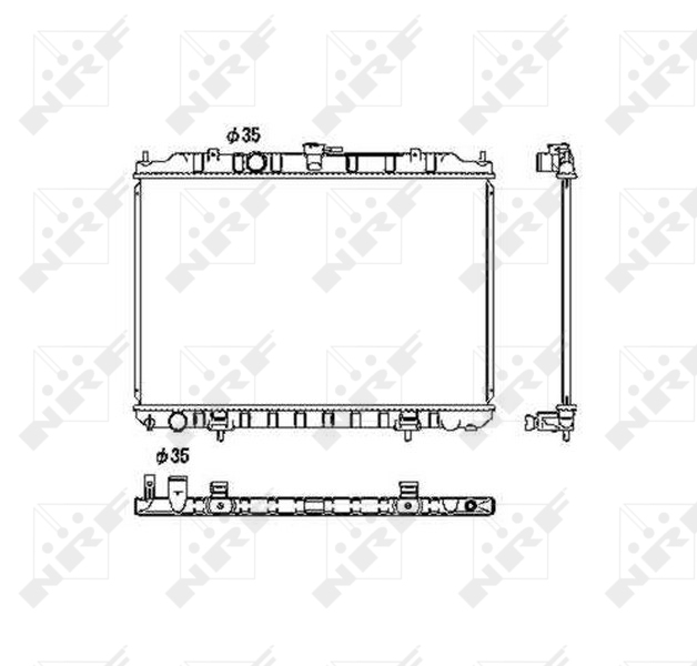 NRF 53452 Radiator, racire...