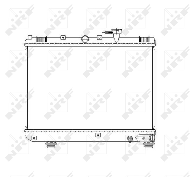 NRF 53486 радиатор,...