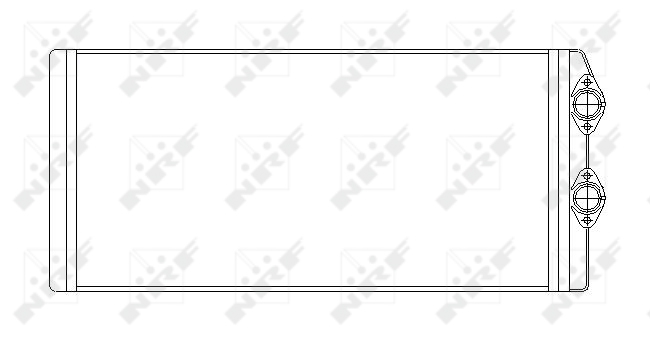 NRF 53545 Scambiatore calore, Riscaldamento abitacolo