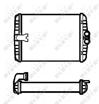 NRF 53552 Scambiatore calore, Riscaldamento abitacolo