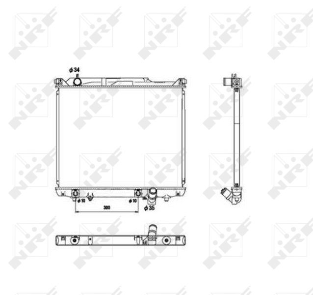 NRF 53576 Radiator, racire...