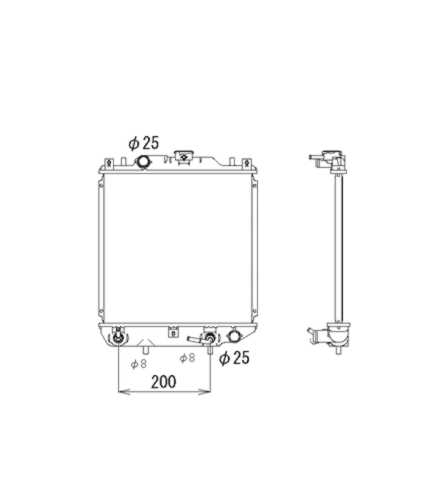 NRF 53577 Radiatore, Raffreddamento motore