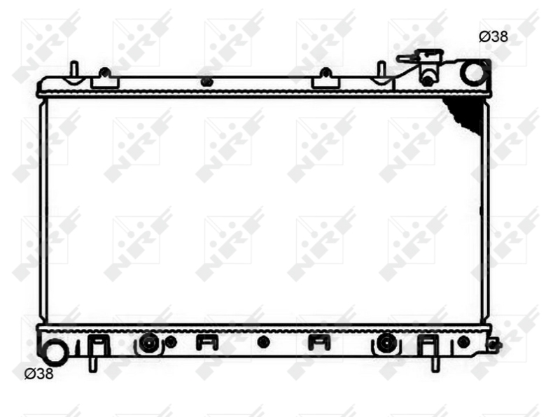 NRF 53597 Radiator, racire...