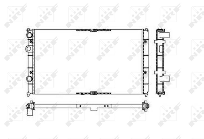 NRF 53632 Radiatore, Raffreddamento motore