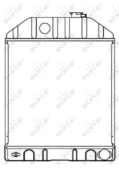 NRF 53660 Radiatore, Raffreddamento motore