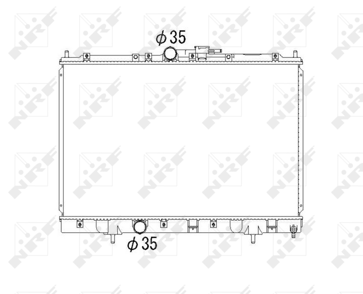 NRF 53792 радиатор,...