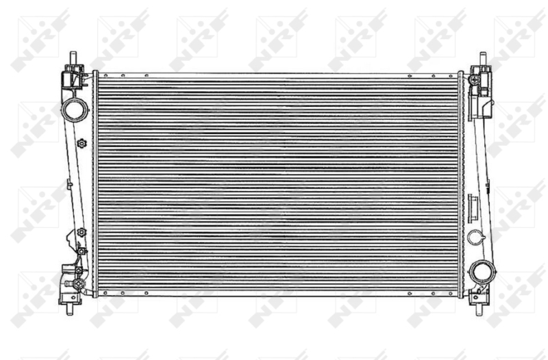 NRF 53836 Radiatore, Raffreddamento motore