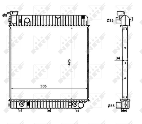 NRF 53875 EASY FIT Ψυγείο,...