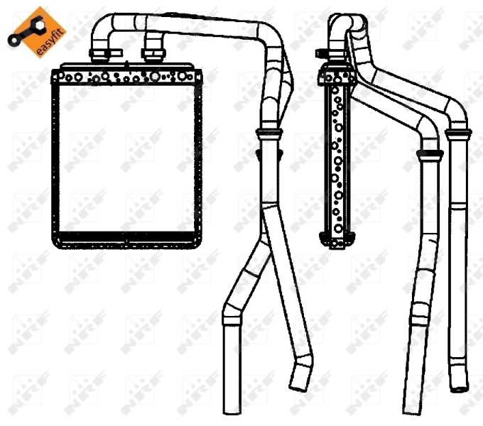 NRF 54218 Scambiatore calore, Riscaldamento abitacolo