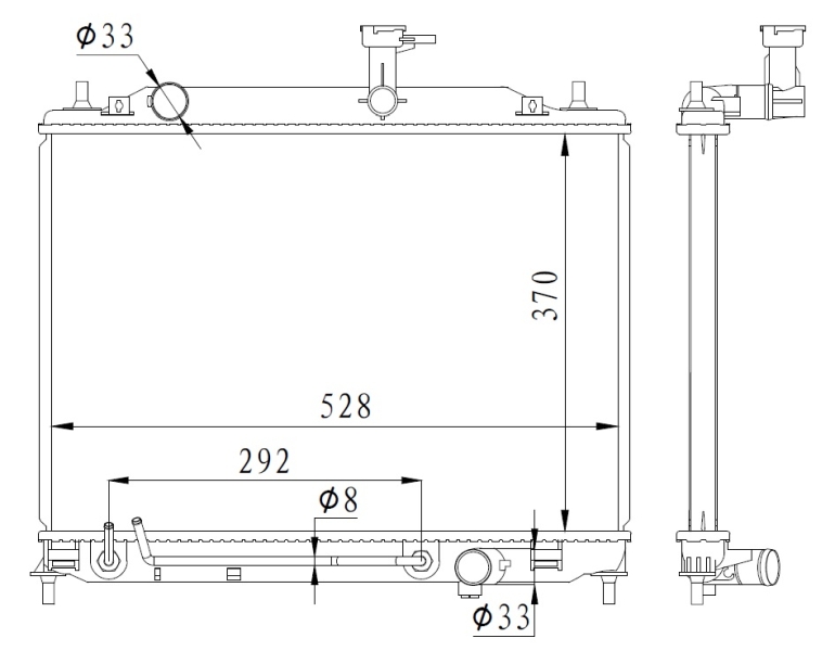 NRF 550015 Radiator, racire...