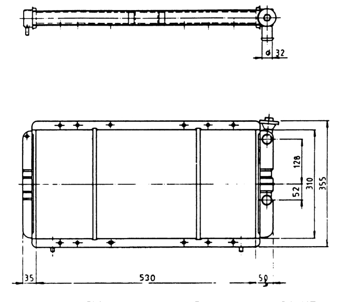 NRF 57323 Radiatore, Raffreddamento motore