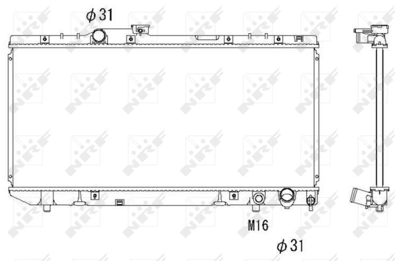 NRF 58238 радиатор,...