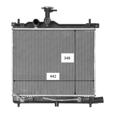 NRF 58460 Radiatore, Raffreddamento motore
