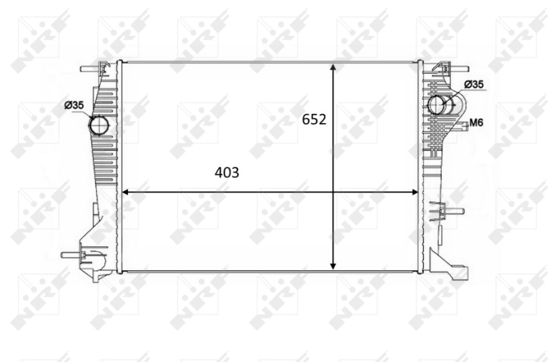 NRF 58488 Radiator, racire...