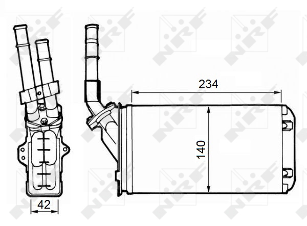 NRF 58643 топлообменник,...