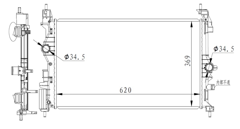 NRF 59265 Radiator, racire...