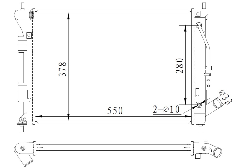 NRF 59292 радиатор,...