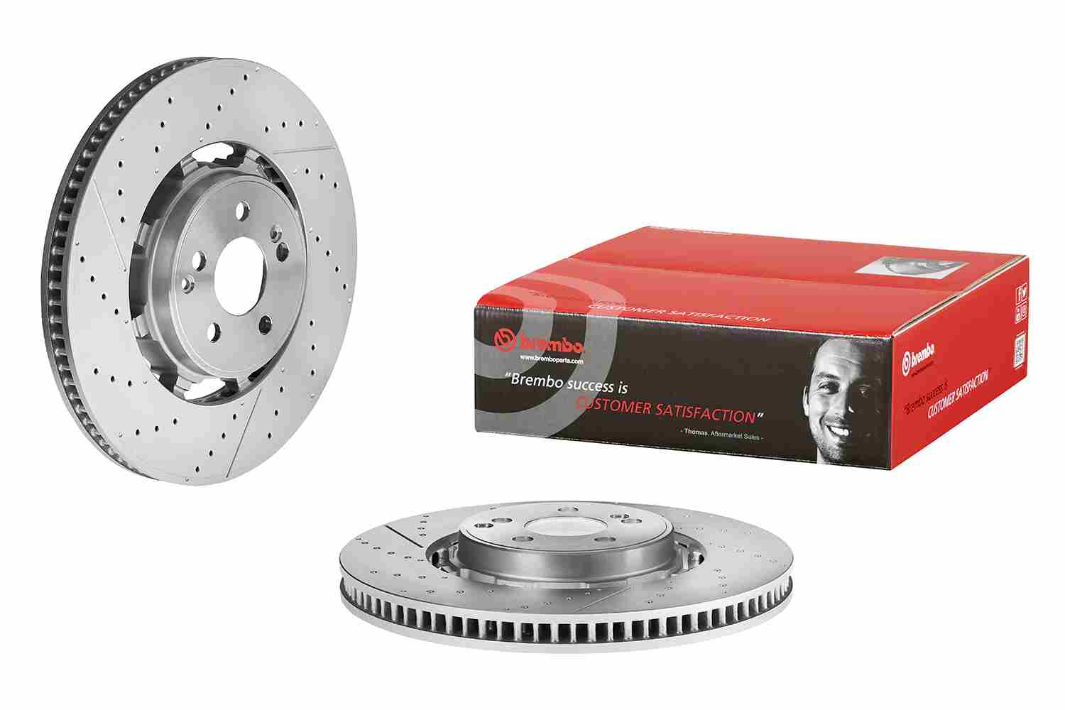 A.B.S. 09.D411.33 BREMBO TWO-PIECE DISCS LINE Bremsscheibe