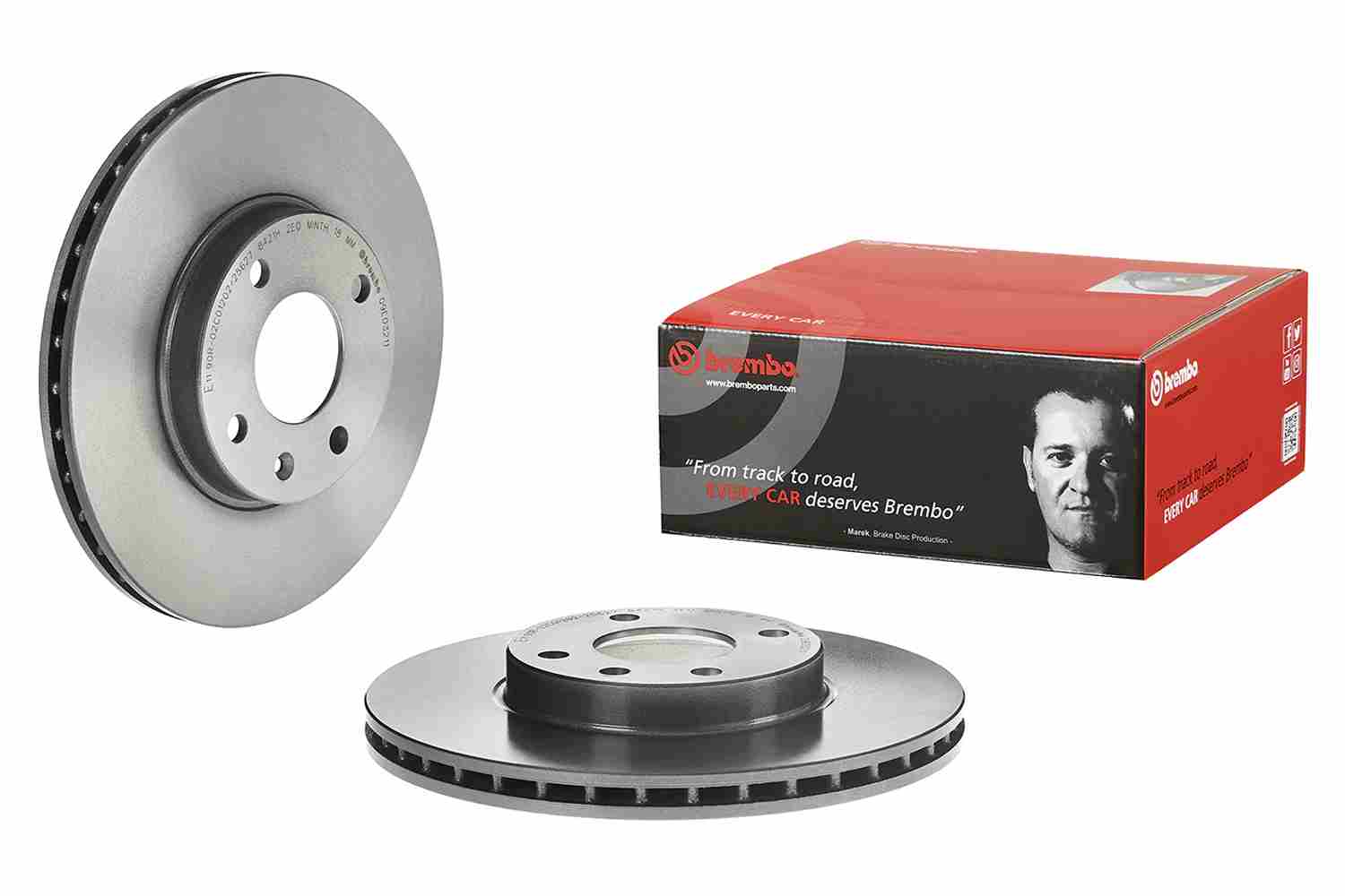 A.B.S. 09.E032.11 BREMBO COATED DISC LINE Bremsscheibe