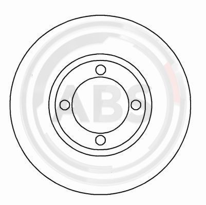 A.B.S. 15924 Bremsscheibe