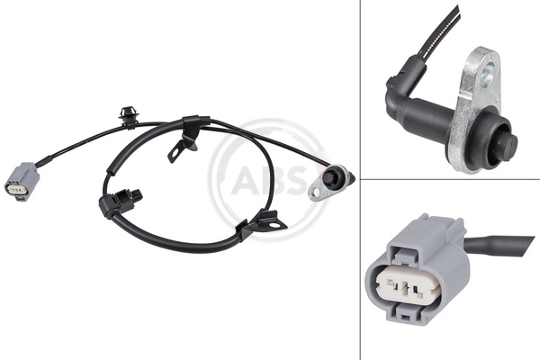 A.B.S. 32004 Sensor, wheel speed for MITSUBISHI