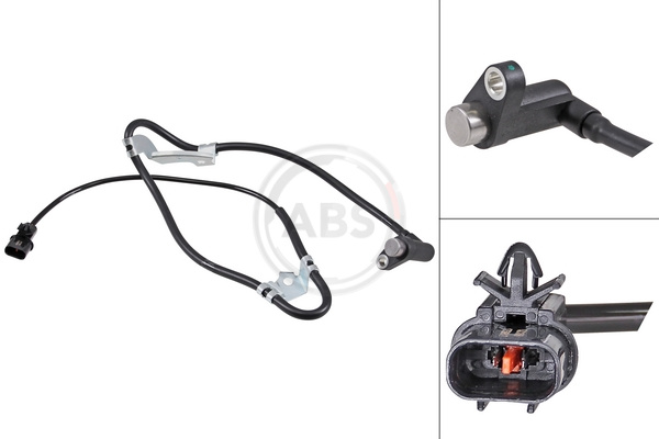A.B.S. 32048 Sensor, wheel speed for HYUNDAI