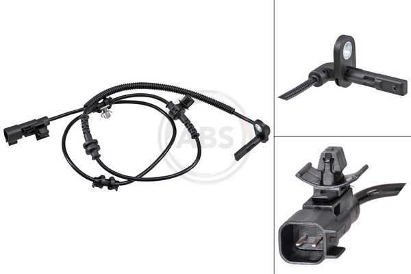 A.B.S. 32209 Sensor, wheel speed for OPEL VAUXHALL
