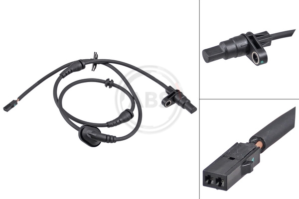 A.B.S. 32252 Sensor, wheel speed for SKODA VW