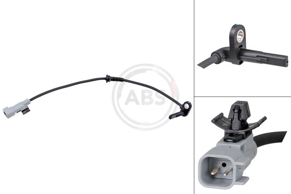 A.B.S. 32278 Sensor, wheel speed for OPEL VAUXHALL