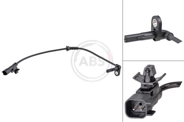 A.B.S. 32279 Sensor, wheel speed for OPEL VAUXHALL