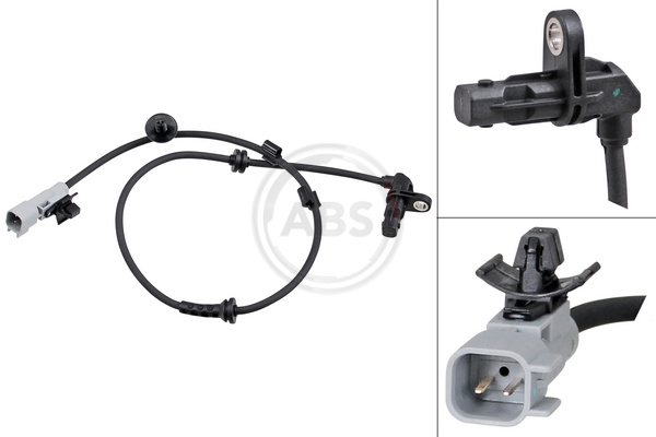 A.B.S. 32332 Sensor, wheel speed for OPEL VAUXHALL