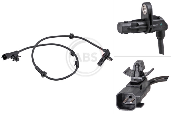 A.B.S. 32333 Sensor, wheel speed for OPEL VAUXHALL