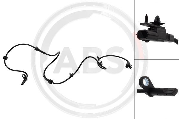 A.B.S. 33133 Sensor, wheel speed for BMW