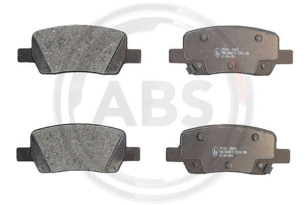 A.B.S. 35384 Bremsbelagsatz, Scheibenbremse