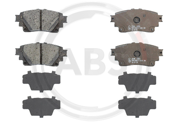 A.B.S. 35400 Bremsbelagsatz, Scheibenbremse